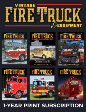 Vintage Fire Truck Print Subscription