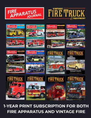 Vintage Fire Truck + FAJ Print Subscription
