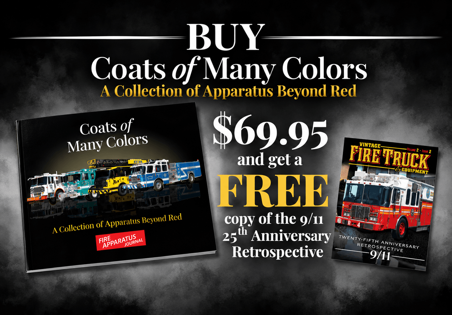 Coats of Many Colors + Free Vintage Firetruck 911 Retrospective